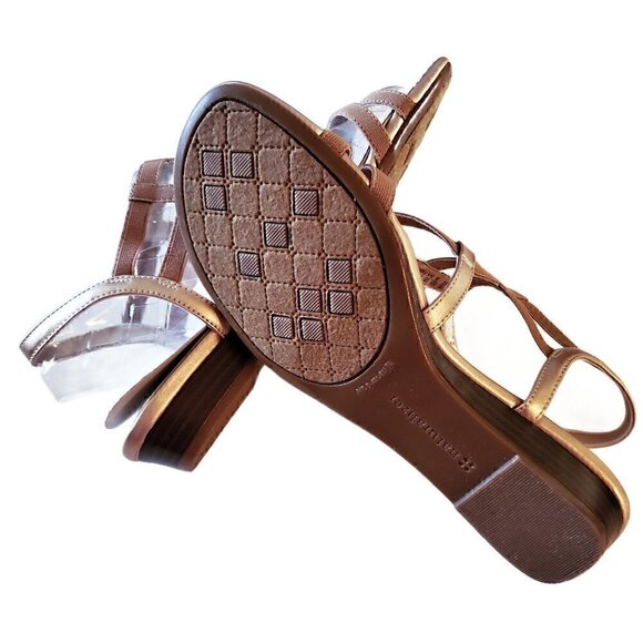 Naturalizer Joanie Gold Sandalas, Woman's Sandals, Ladies Sandals NIB - Picture 3 of 3